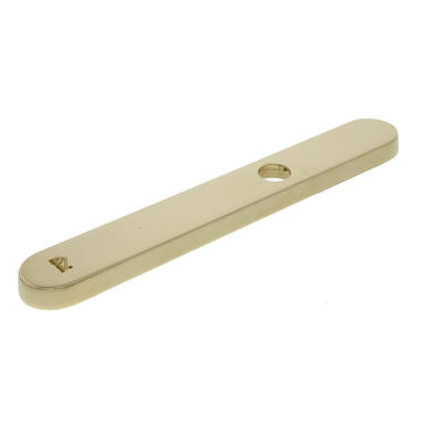 Veiligheidsschild buiten Messing Ovaal Blind SKG3