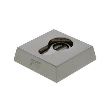 Veiligheidsrozet met kerntrekbeveiliging "buitenzijde" Mat nikkel PVD Bauhaus 55mm SKG 3