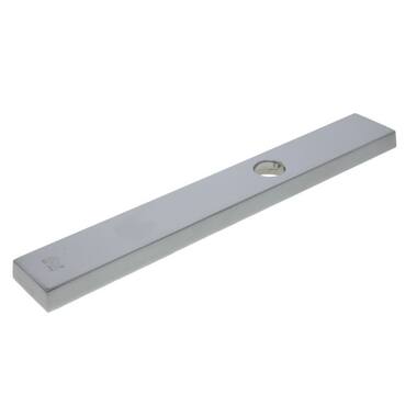 Veiligheidsschild buiten Chroom Smal Blind SKG3