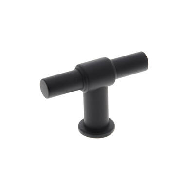 Meubelknop Mat zwart T-modello