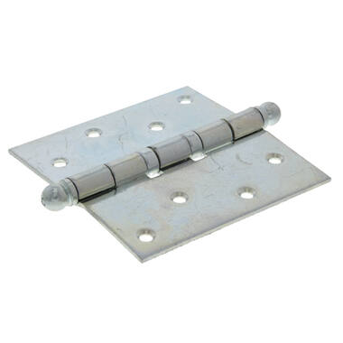Kogellagerscharnier Gegalvaniseerd 100x100 Bolkop