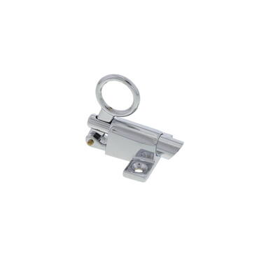 Raamknip Chroom zonder sluitplaat 56x45mm