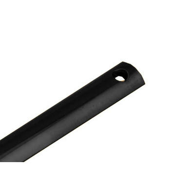Espagnoletstang Zwart halfrond, lengte 150cm