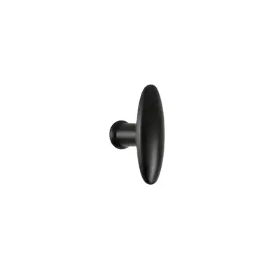 Meubelknop Zwart ovaal 15 x 45 mm – Formani Timeless 1938M