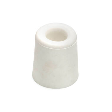 Deurstopper Wit rubber rond 37mm Hoogte 48mm
