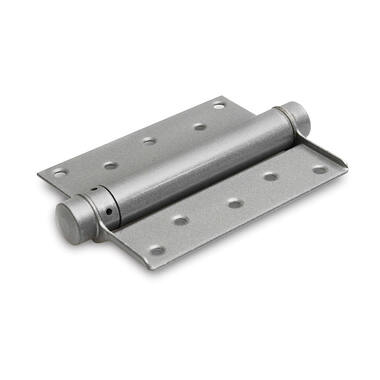 Bommerscharnier enkelwerkend Zilvergrijs gelakt 75mm geschikt voor deurdikte 18-25mm