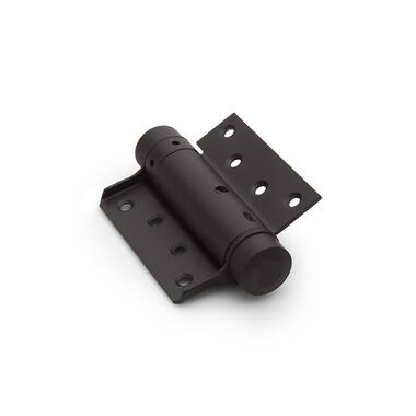 Bommerscharnier enkelwerkend Zwart 150mm geschikt voor deurdikte 35-40mm