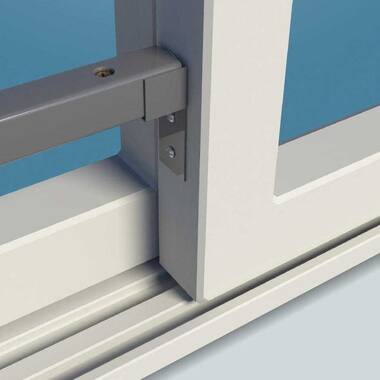 SecuBar Positioneer Houder Grijs tbv Basic Schuifpuibeveiliging