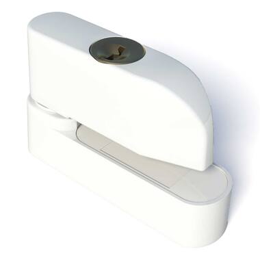SecuMax Afsluitbare Raamgrendel 832 Wit