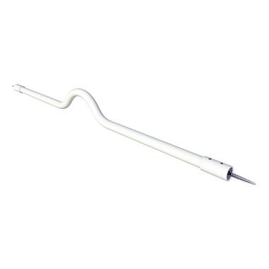 SecuBar Barrierestang Heavy Duty Twist Combi Wit, in het kozijn