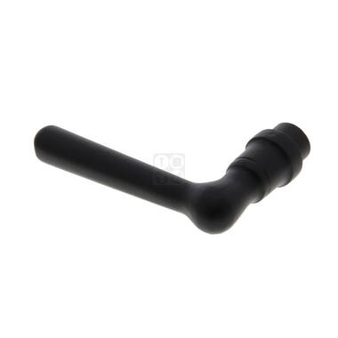 Gatdeel Zwart Recht pion 95 mm met borst