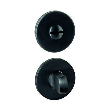 Intersteel WC-sluiting verdekt rond 52x6mm met stift 6-8mm PVD zwart
