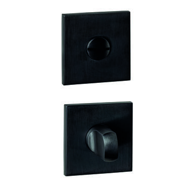 Intersteel WC-sluiting verdekt vierkant 53x53x6mm met stift 6-8mm PVD zwart