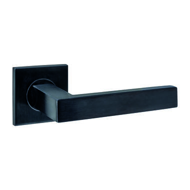 Intersteel Deurkruk Q 05 op rozet verdekt 53x53x6mm PVD zwart