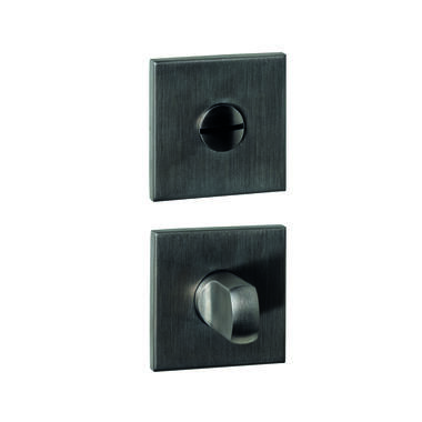 Intersteel WC-sluiting verdekt vierkant 53x53x6mm met stift 6-8mm PVD antraciet