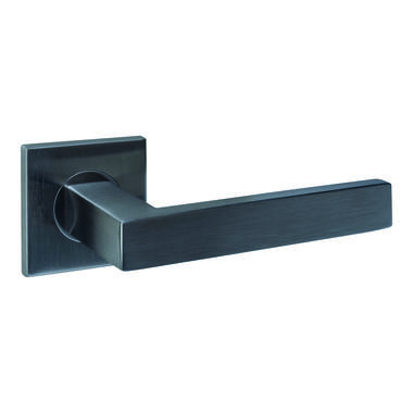 Intersteel Deurkruk Q 05 op rozet verdekt 53x53x6mm PVD antraciet
