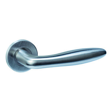 Intersteel Deurkruk Q 03 op rozet verdekt rond 52x6mm rvs