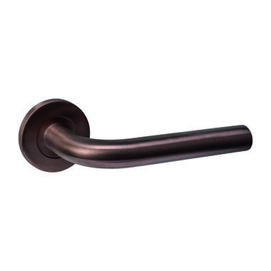 Intersteel Deurkruk Q 02 op rozet verdekt rond 52x6mm PVD brons