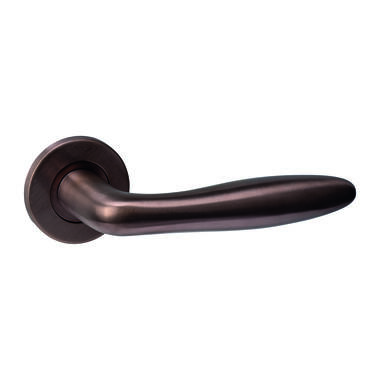 Intersteel Deurkruk Q 03 op rozet verdekt rond 52x6mm PVD brons