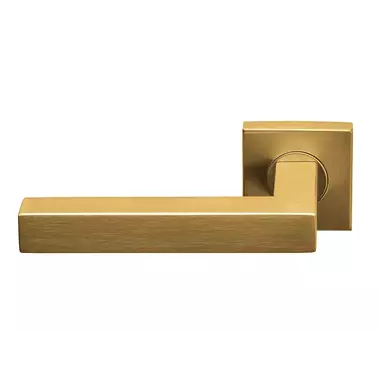 Gatdeel links Mat goud PVD Formani Basics BSQ1-G geveerde op Rozet