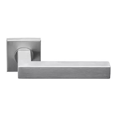 Deurkruk RVS Formani Basics BSQ1-G geveerde op Rozet