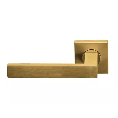 Gatdeel links Mat goud PVD Formani Basics BSQ2-G geveerde op Rozet