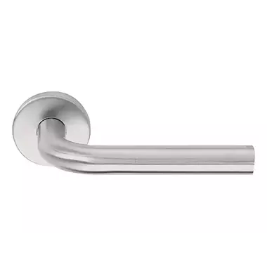 Deurkruk mat RVS PVD Formani Basics LB3-19 geveerde op Rozet