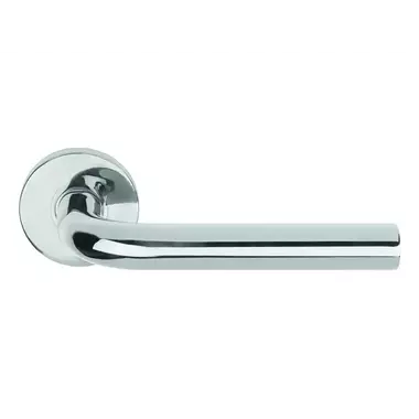 Deurkruk RVS gepolijst Formani Basics LB3-19 geveerde op Rozet