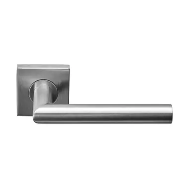 Deurkruk RVS Formani Basics LB2-19BSQ53 geveerde op Rozet