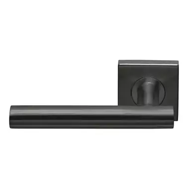 Gatdeel links Gunmetal PVD Formani Basics LB2-19BSQ53 geveerde op Rozet