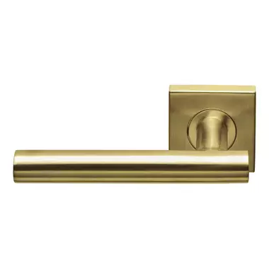 Gatdeel links Mat goud PVD Formani Basics LB2-19BSQ53 geveerde op Rozet