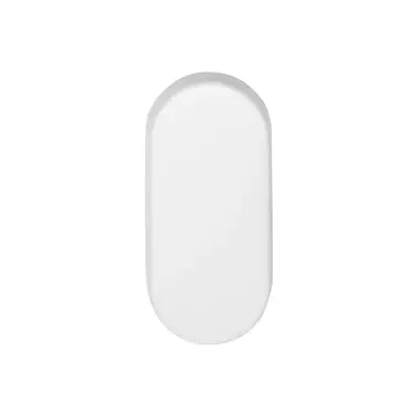 Blindrozet Wit ovaal – Formani Basics LBB32