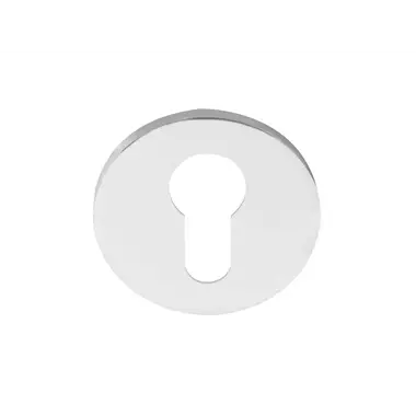 Profielcilinderrozet gepolijst RVS rond 52 mm – Formani Basics LBY50