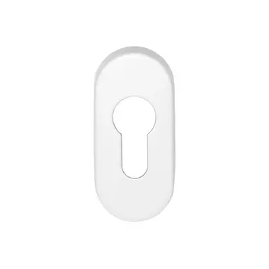 Profielcilinderrozet Wit ovaal – Formani Basics LBY32