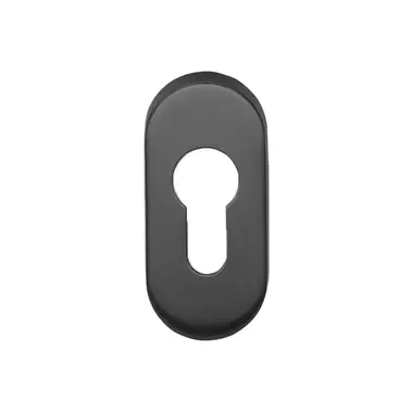 Profielcilinderrozet Gunmetal PVD ovaal – Formani Basics LBY32