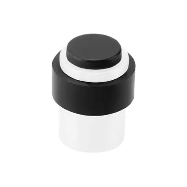 Deurstop Wit vloer-/wandmontage rond 30 mm – Formani Basics LB30