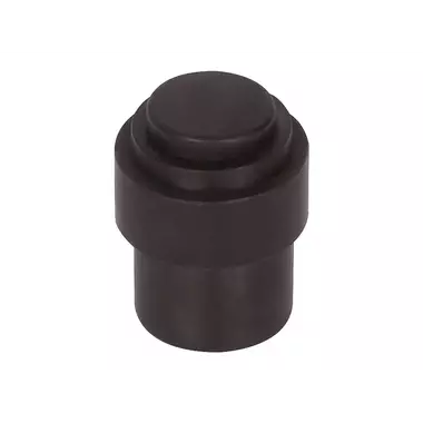 Deurstop Gunmetal PVD vloer-/wandmontage rond 30 mm – Formani Basics LB30