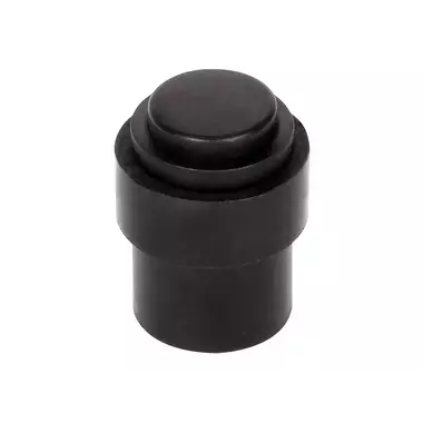 Deurstop Zwart vloer-/wandmontage rond 30 mm – Formani Basics LB30