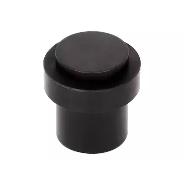 Deurstop Zwart Vloermontage rond 30 mm – Formani Basics LB10D