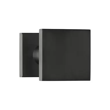 Voordeurknop Gunmetal PVD Vierkant 60 mm Vast op Rozet – BSQ60V