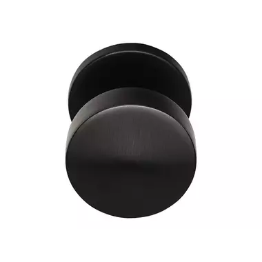 Voordeurknop Gunmetal PVD Rond 50 mm Vast op Rozet – LB503V