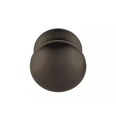 Voordeurknop Brons Rond 65 mm Vast op Rozet – LB65V