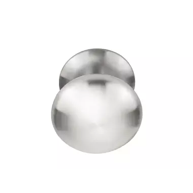 Voordeurknop RVS PVD Rond 65 mm Vast op Rozet – LB65V