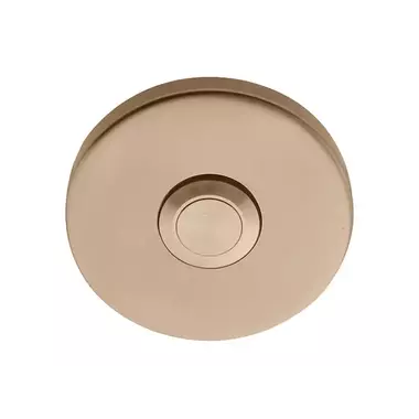 Beldrukker rond 52 mm licht brons PVD – Formani Basics LB50