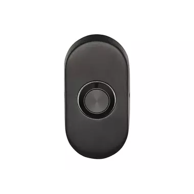 Beldrukker Ovaal Gunmetal PVD – Formani Basics LB51