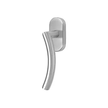 Draaikiep raamkruk links RVS LB4-DK-O