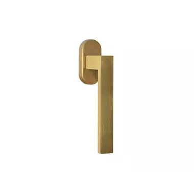 Draaikiep raamkruk Mat Goud PVD BSQ2-DK-O