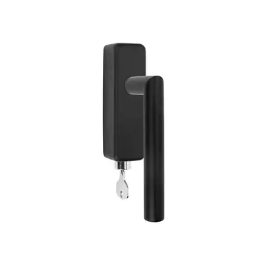 Draaikiep raamkruk Zwart Afsluitbaar LB2-DKLOCK-O
