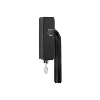 Draaikiep raamkruk Zwart Afsluitbaar LB3-DKLOCK-O