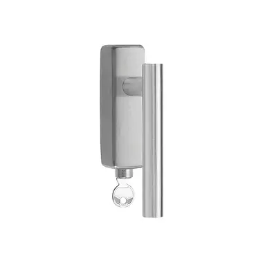 Draaikiep raamkruk RVS Afsluitbaar LB7-DKLOCK-O